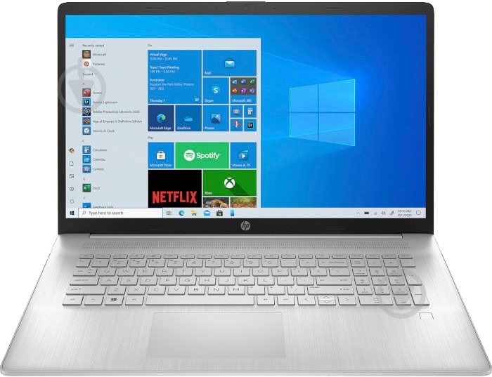 Ноутбук HP 17-cn0000ua 17,3 (4F785EA) silver - фото 1 Ноутбук HP 17-cn0000ua 17,3 (4F785EA) silver - фото 1
