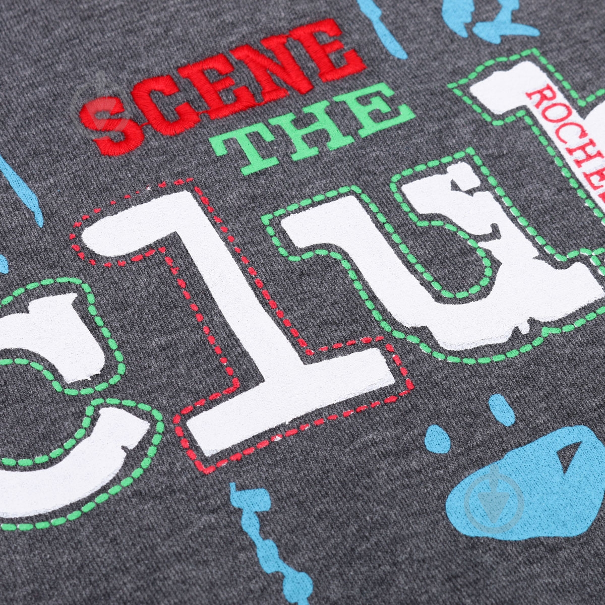 Свитшот для мальчика ALG р.104 серый 221454 - фото 5