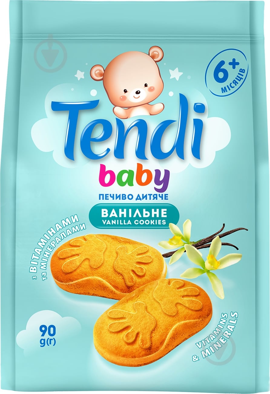 Печенье TENDI BABY Ванильное 90 г - фото 1