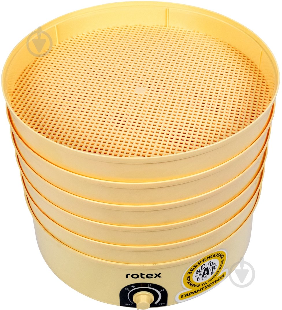 Сушарка для овочів та фруктів Rotex RD660-Y - фото 6