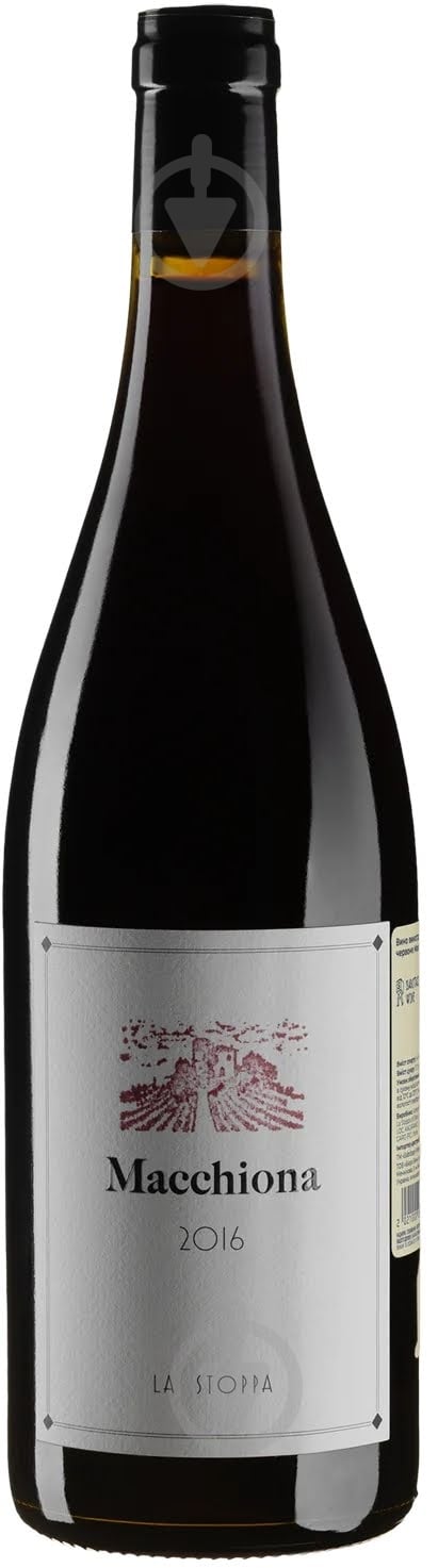 Вино La Stoppa Macchiona 2016 0,75 л - фото 1