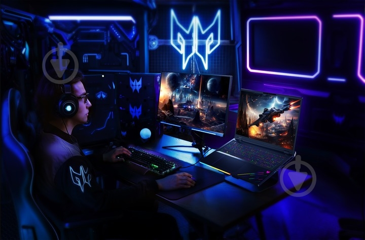 Ноутбук Acer Predator Helios 18 AI PH18-73-92ES 18" (NH.QVYEU.008) abyssal black - фото 16