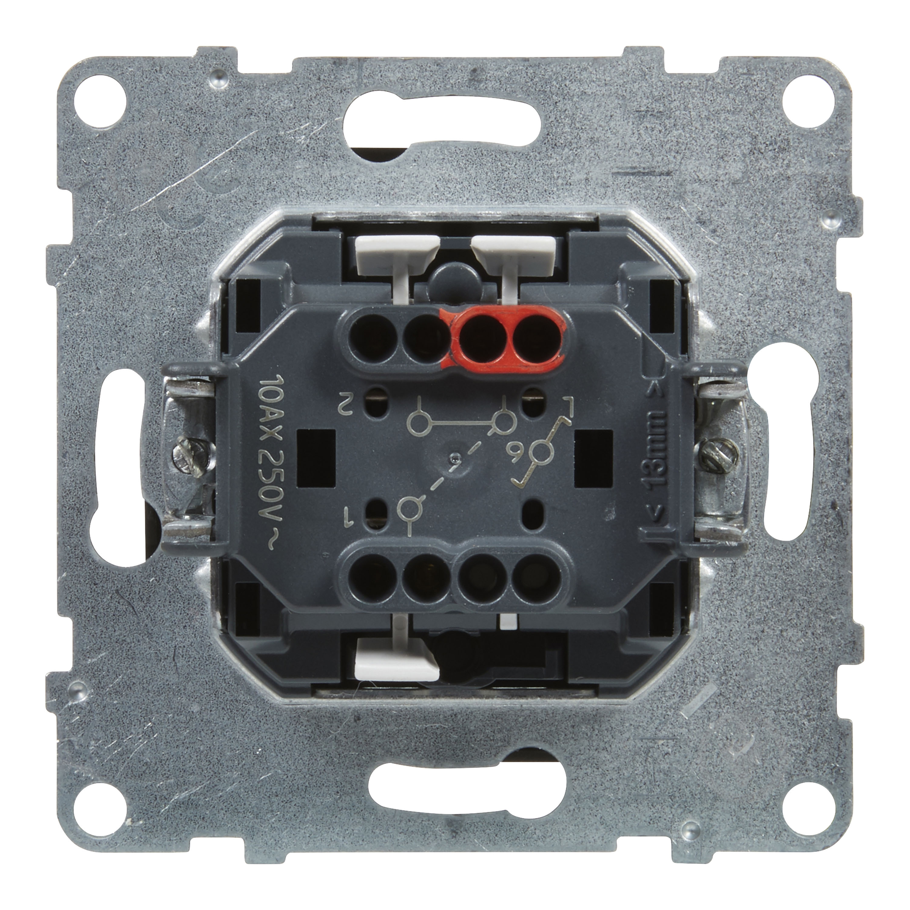 Переключатель проходной одноклавишный Legrand Suno без подсветки черный 721406 - фото 4