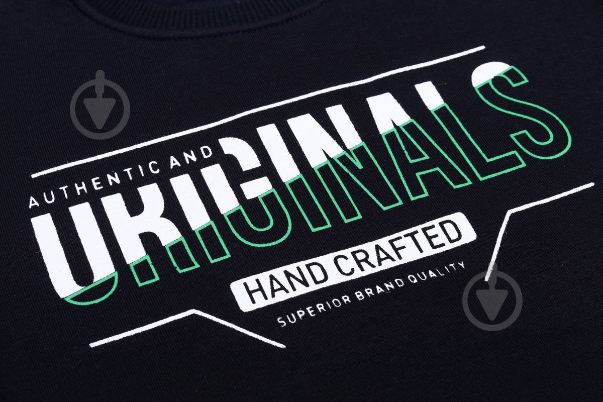 Свитшот для мальчика ALG р.134 черный 321462 - фото 5