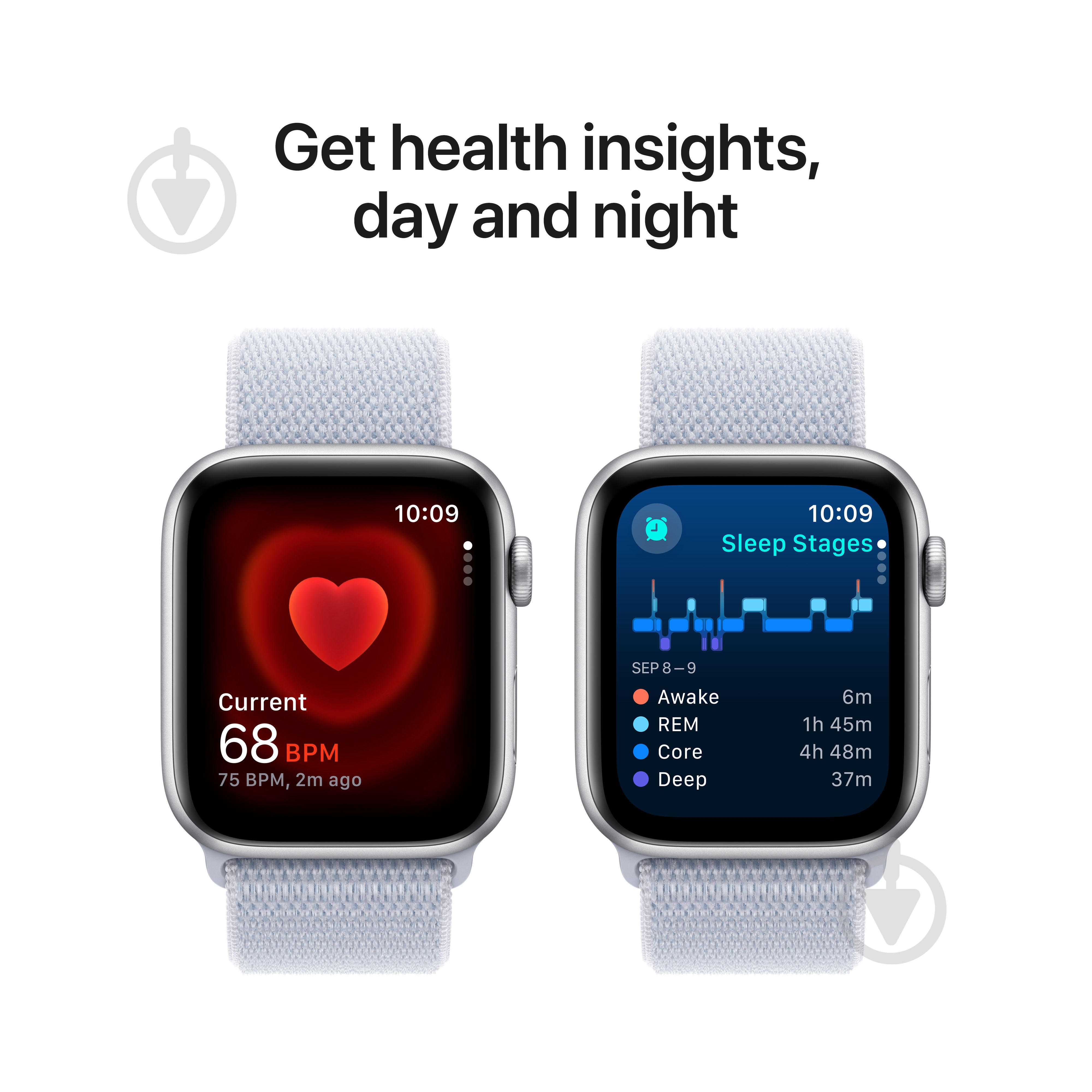 ᐉ Смарт-часы Apple Watch SE GPS 44mm silver aluminium Case with