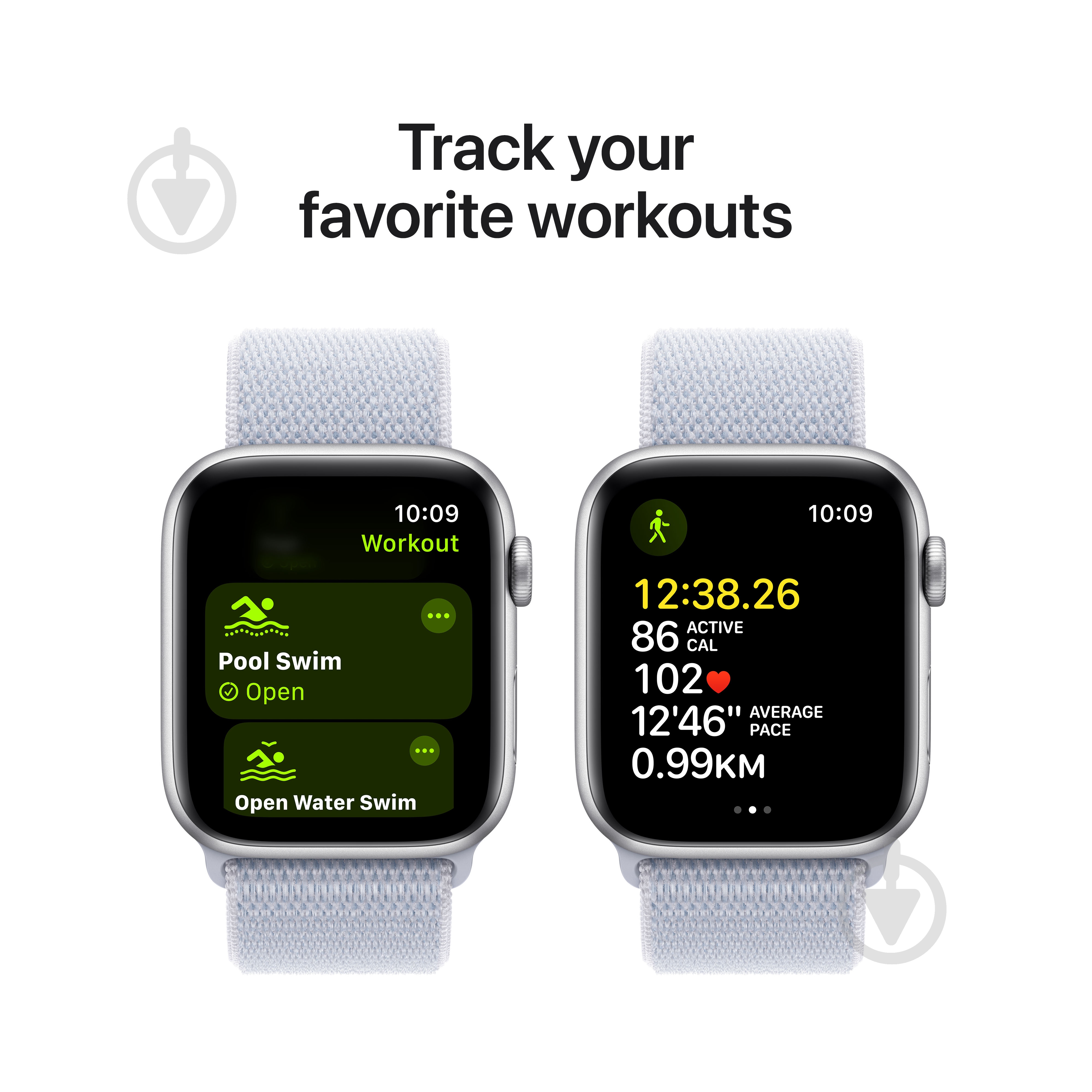 ᐉ Смарт-часы Apple Watch SE GPS 44mm silver aluminium Case with