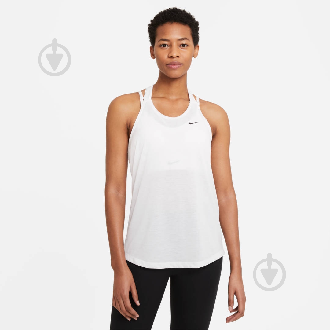 Майка Nike W NK DRY ESS ELASTIKA TANK DA0370-100 р.S белый - фото 3
