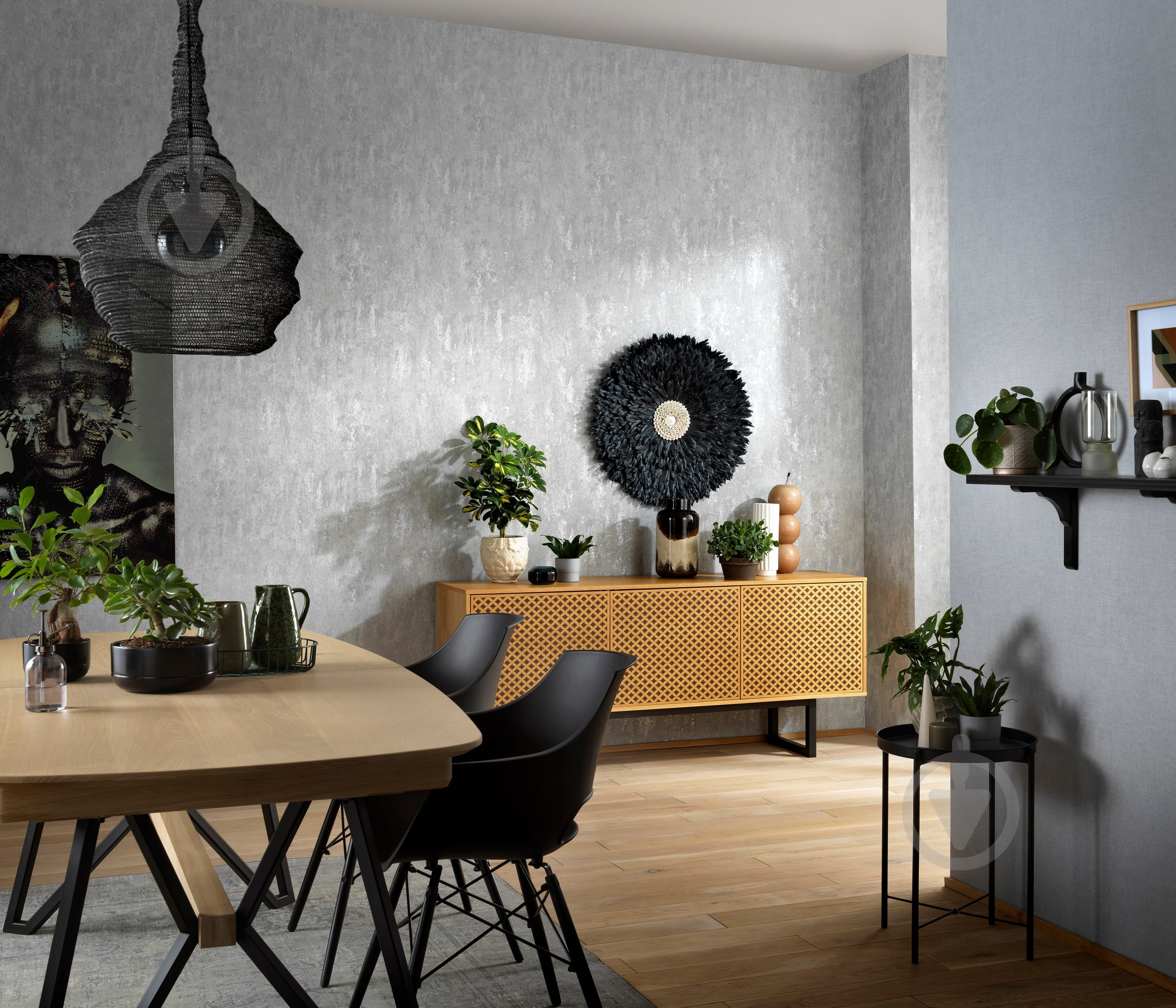 Шпалери вінілові гарячого тиснення Erismann Casual Chic 12144-31 1,06x10,05 м - фото 5