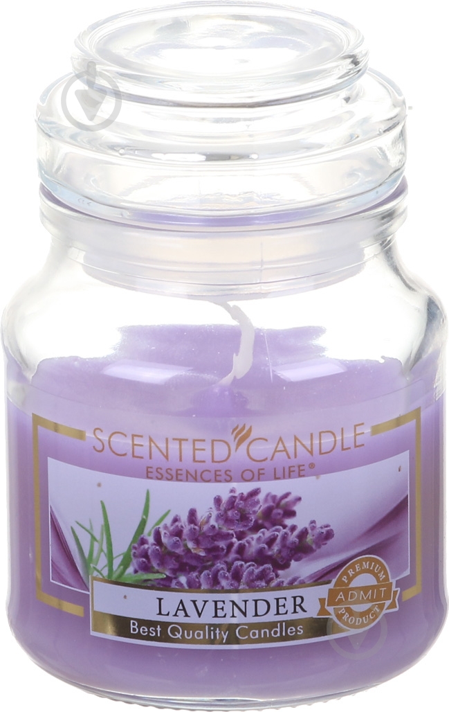 Свеча ароматическая Pako-If в банке лаванда d95 h85 - фото 1