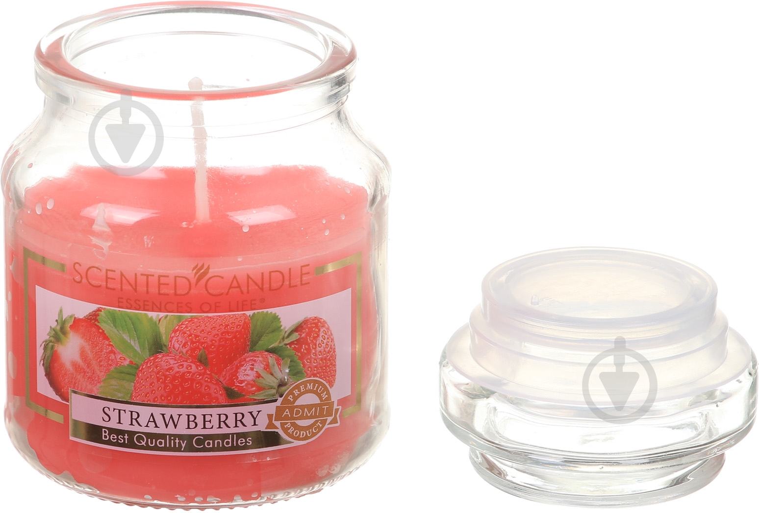 Свеча ароматическая Pako-If в банке клубника d95h105 - фото 2