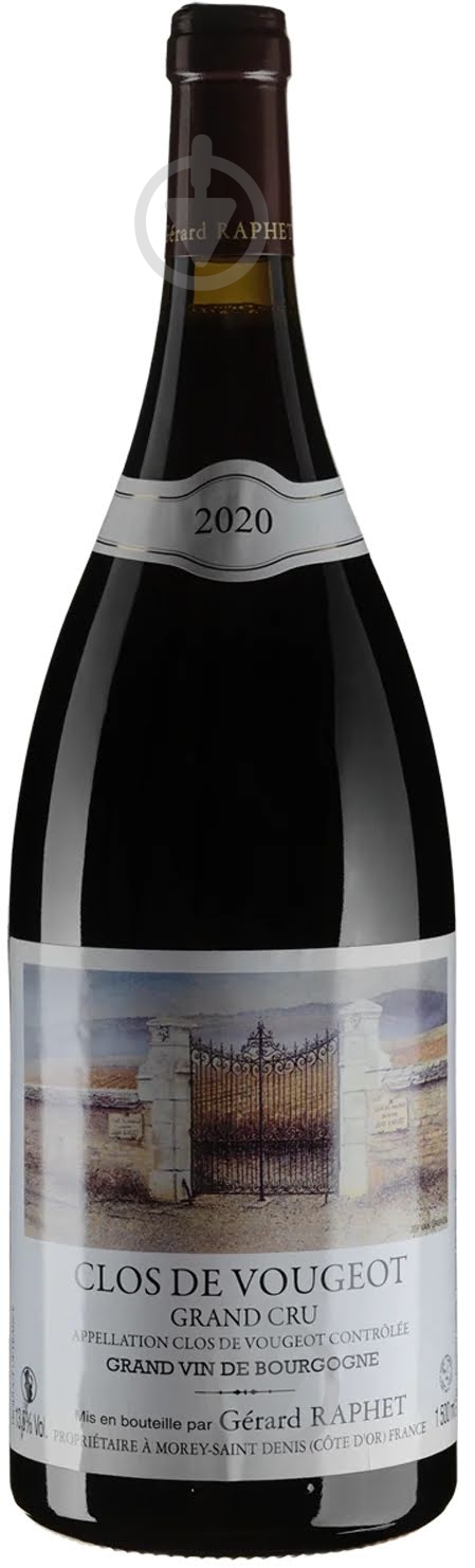 Вино Gerard Raphet Clos Vougeot 2020 1,5 л - фото 1 Вино Gerard Raphet Clos Vougeot 2020 1,5 л - фото 1