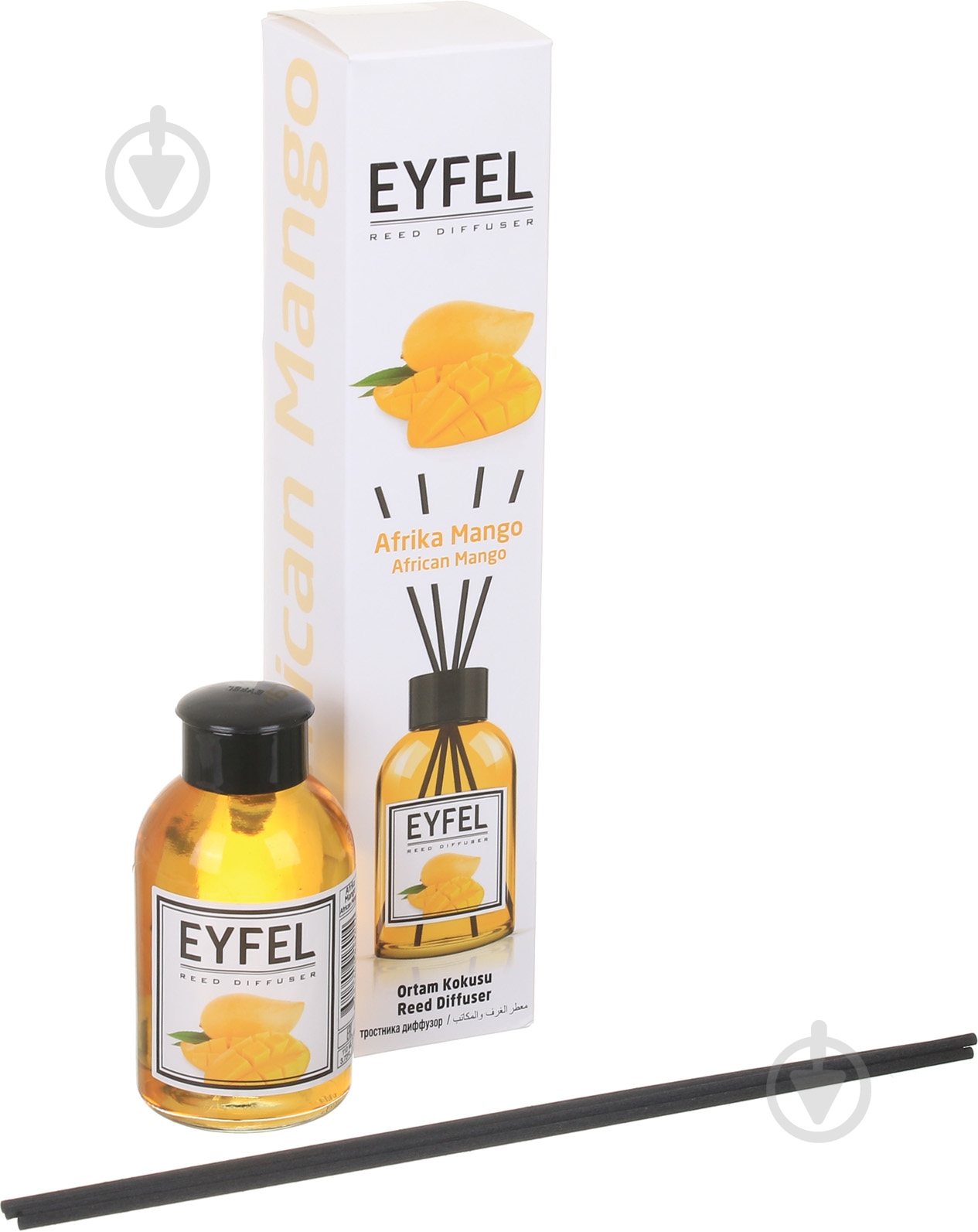 Аромадиффузор для дома Eyfel Bambu Afrika Манго 110 мл - фото 1 Аромадиффузор для дома Eyfel Bambu Afrika Манго 110 мл - фото 1