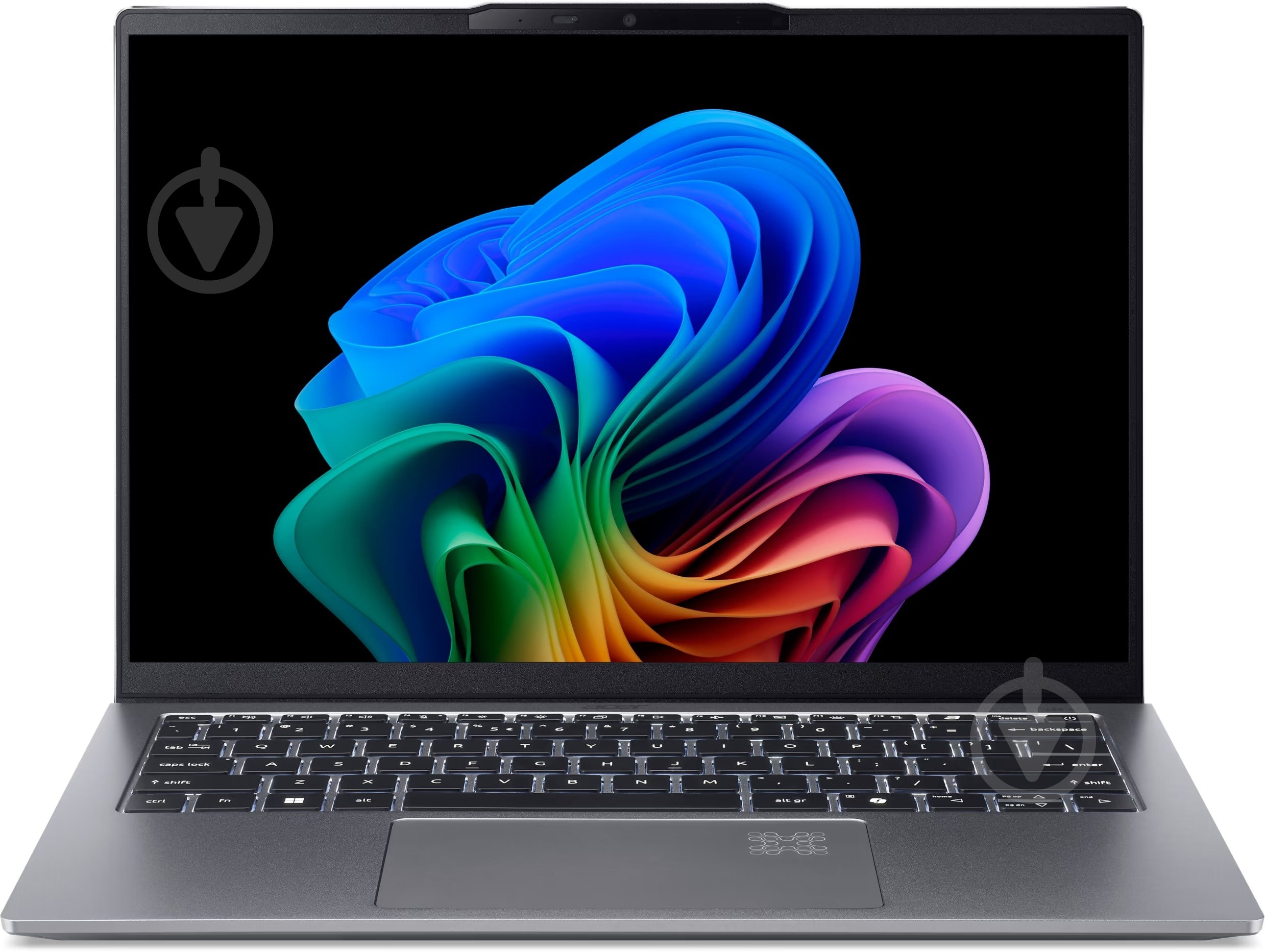 Ноутбук Acer Swift Go 14 AI SFG14-64 14" (NX.JDAEU.003) sparkly silver - фото 1