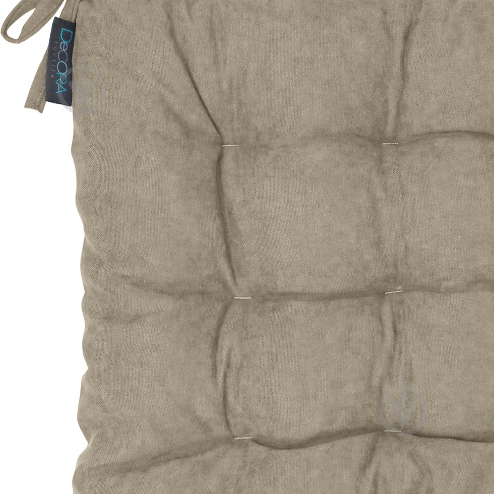 Подушка на стул MODA 40х40 бежево-серый Decora textile - фото 3 Подушка на стул MODA 40х40 бежево-серый Decora textile - фото 3