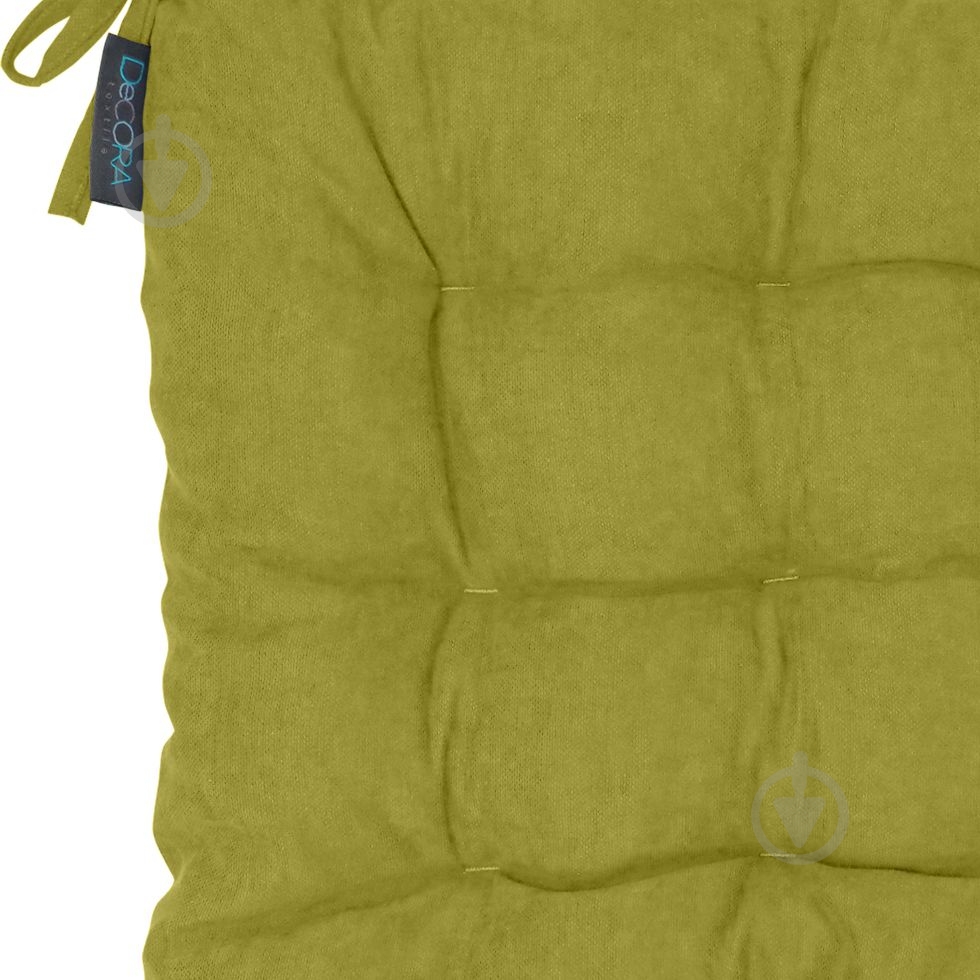Подушка на стул MODA 40х40 см оливковая Decora textile - фото 3