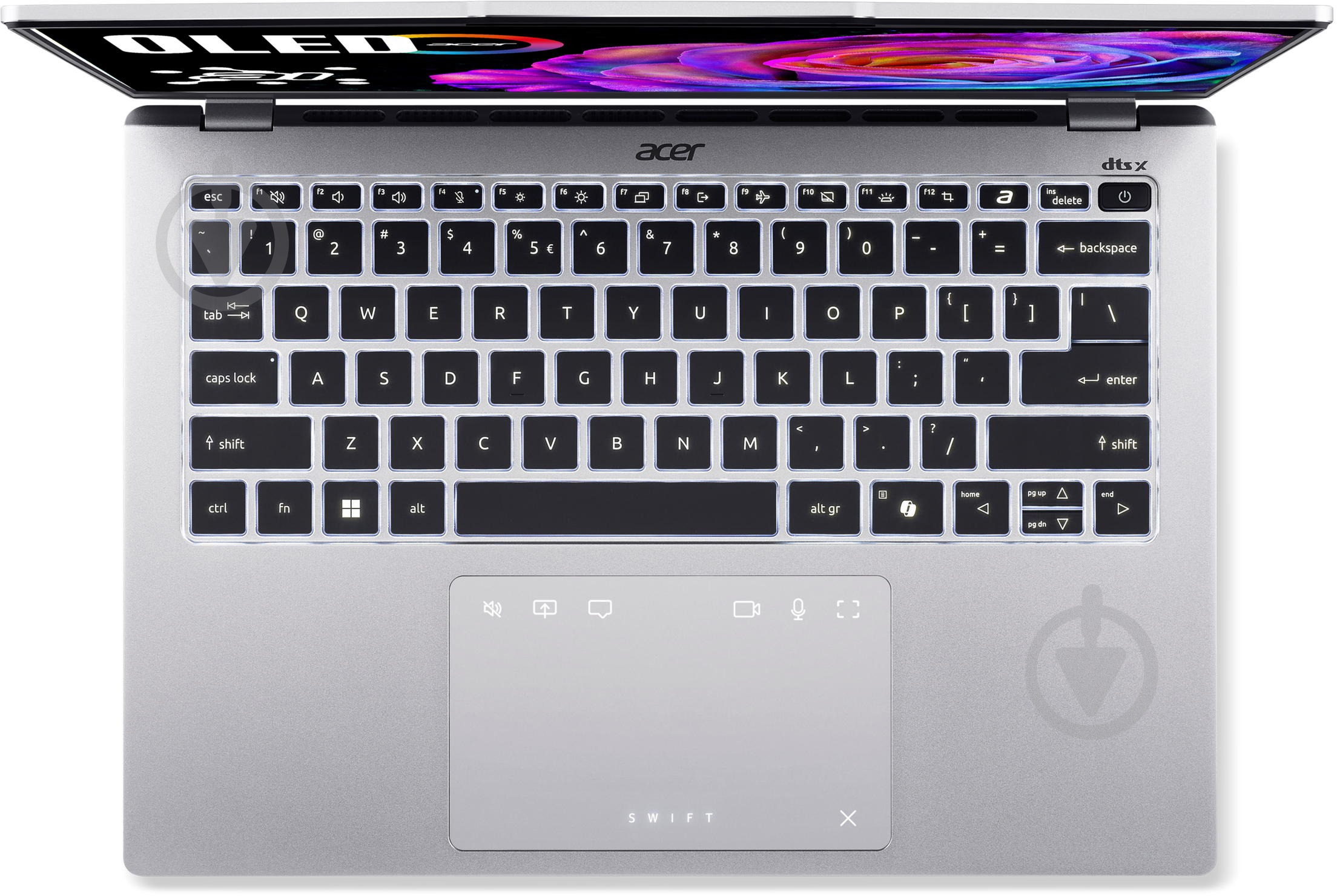 Ноутбук Acer Swift Go 14 SFG14-74 14" (NX.JCWEU.002) pure silver - фото 5