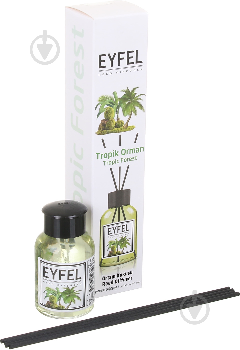 Аромадиффузор для дома Eyfel Bambu Тропический лес 55 мл - фото 1 Аромадиффузор для дома Eyfel Bambu Тропический лес 55 мл - фото 1