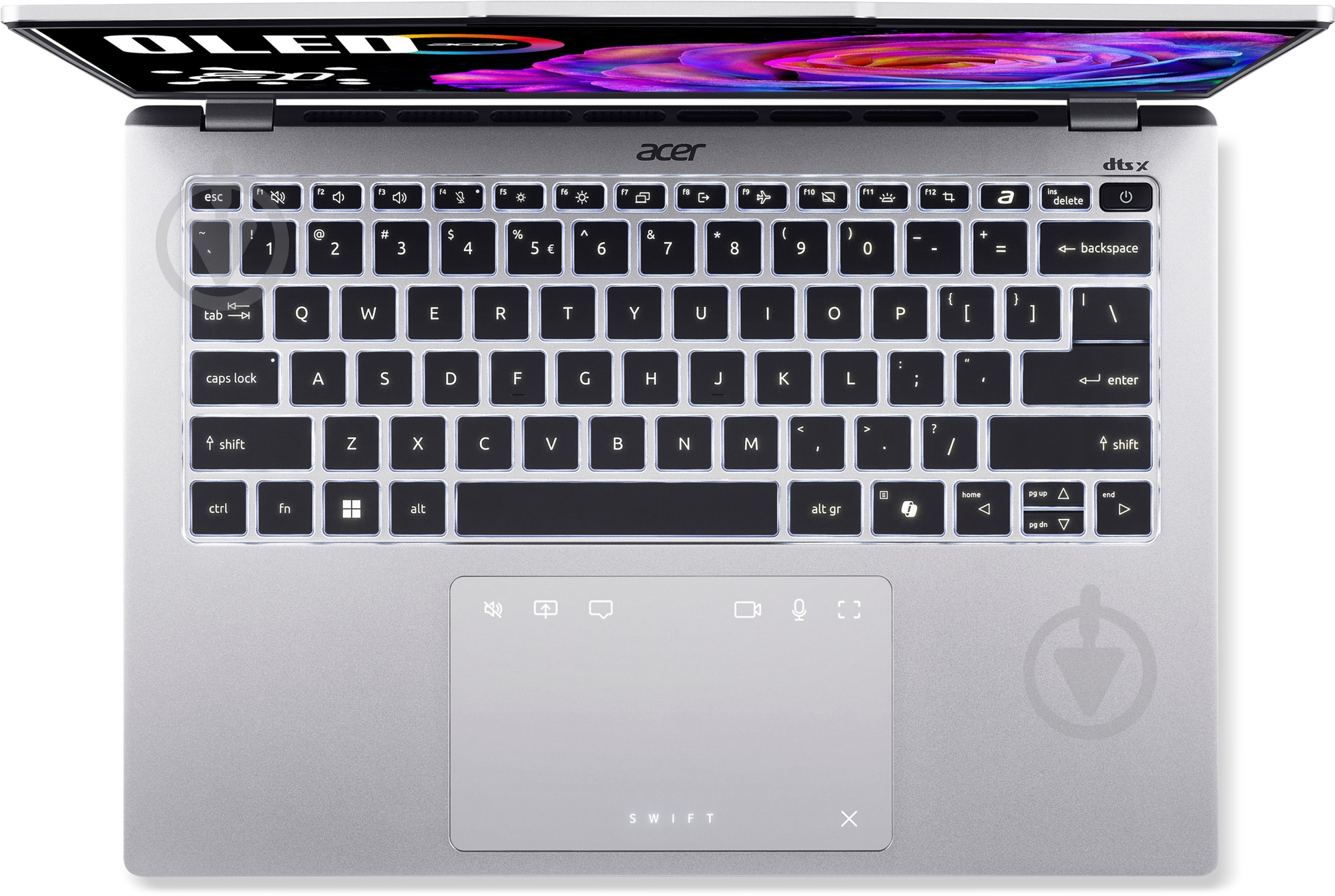 Ноутбук Acer Swift Go 14 SFG14-74 14" (NX.JCWEU.005) pure silver - фото 3