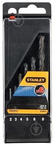 Свердло Stanley 2-8 мм 6 шт. STA56010 - фото 1 Свердло Stanley 2-8 мм 6 шт. STA56010 - фото 1