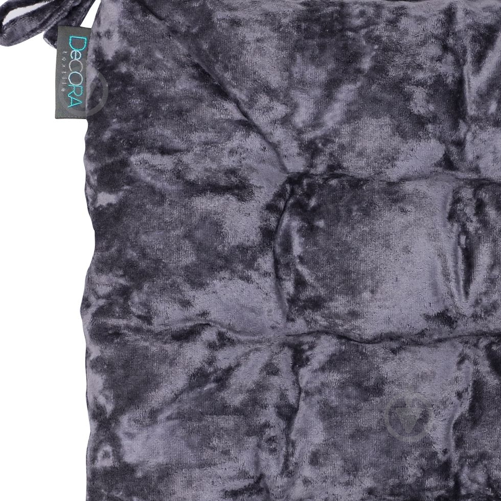 Подушка на стул MODA 40х40 темно-серый Decora textile - фото 3 Подушка на стул MODA 40х40 темно-серый Decora textile - фото 3