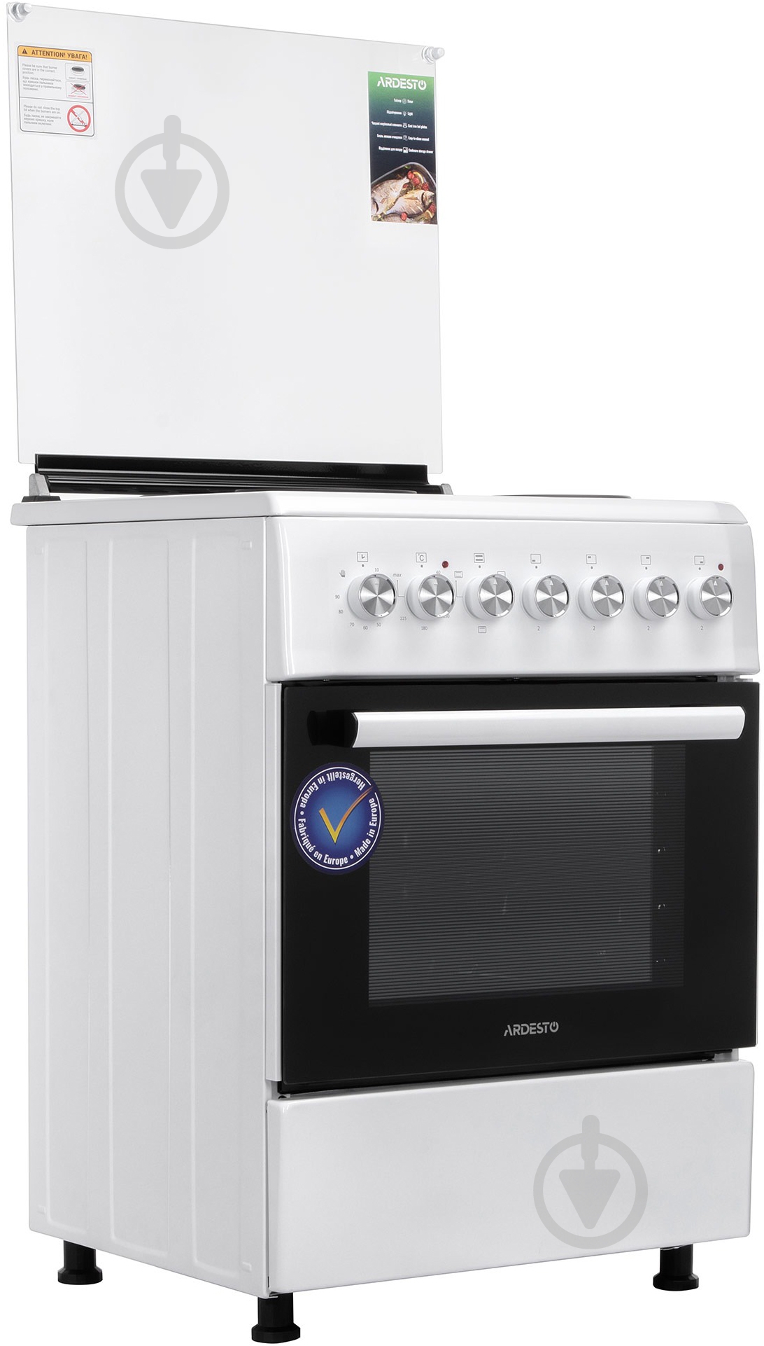 Плита электрическая Ardesto FSCF-E604W - фото 2