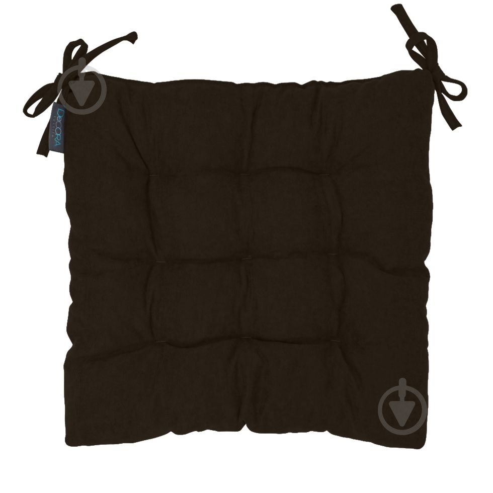 Подушка на стул MODA 40х40 шоколодная Decora textile - фото 1
