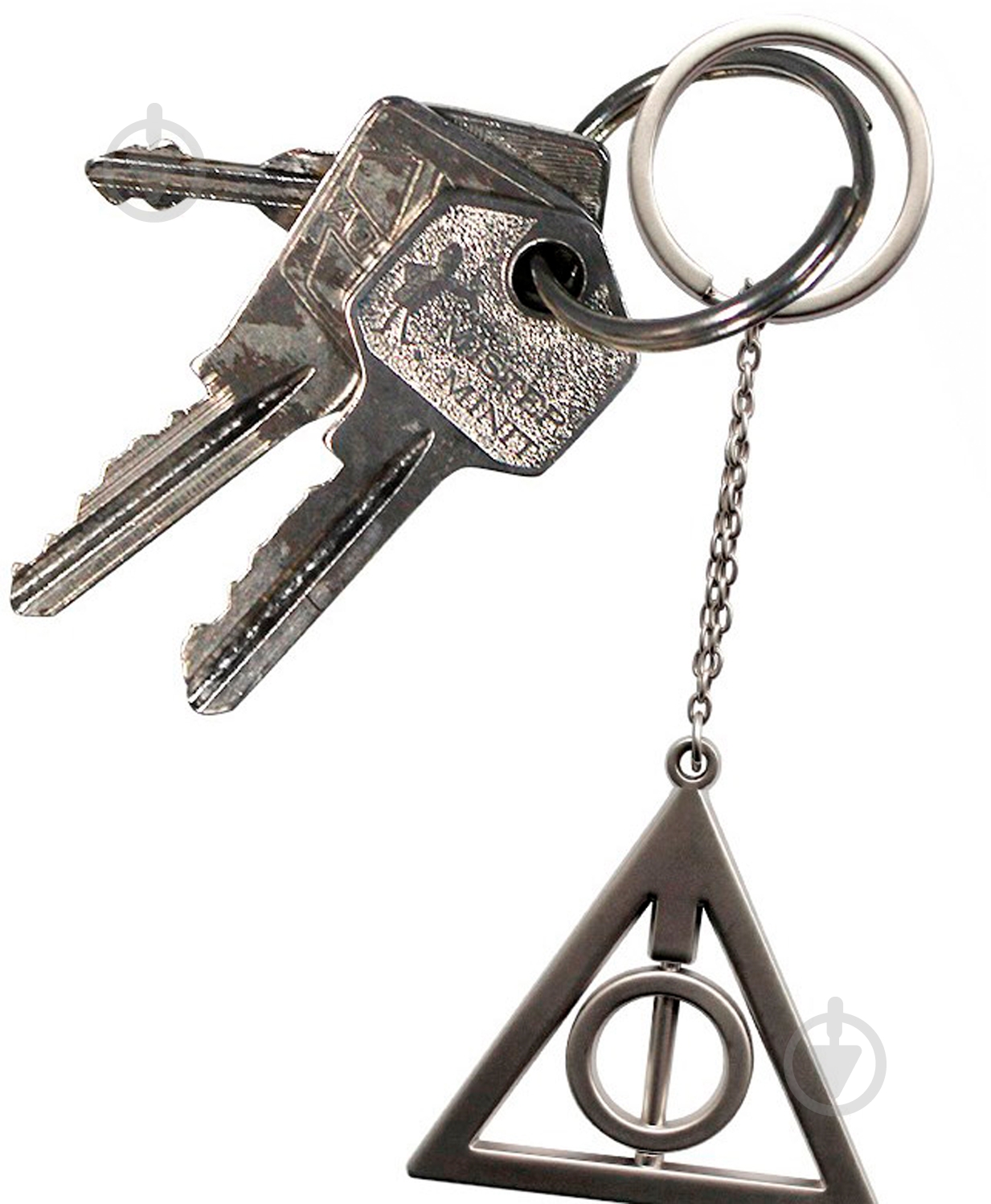 Брелок FSD Abystyle Harry Potter - Keychain 3D Deathly Hallows (ABYKEY192) - фото 2