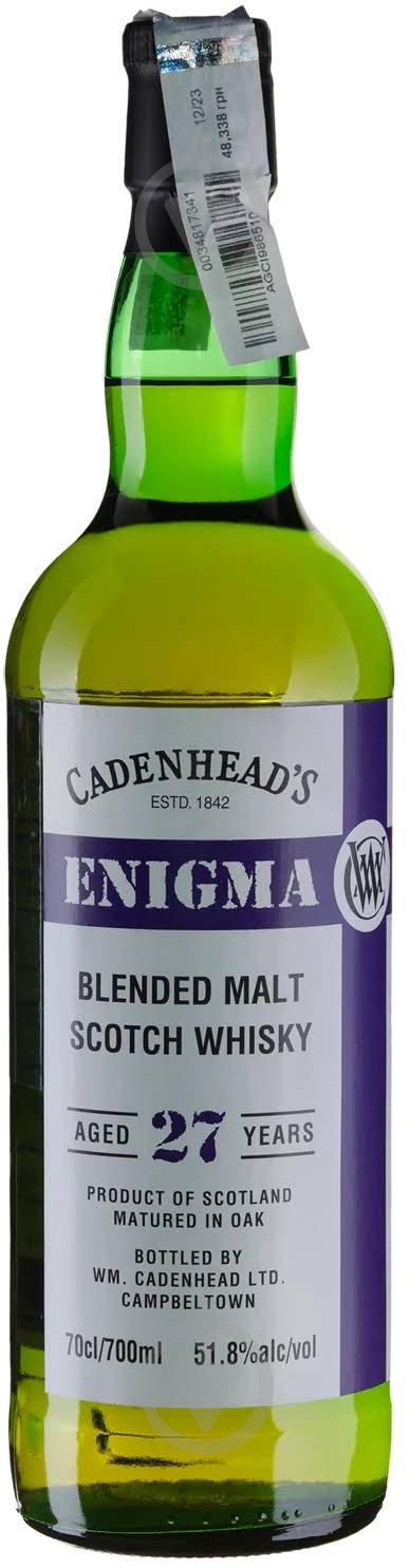 Віскі Cadenhead Blended Malt 27yo 0,7 л - фото 1 Віскі Cadenhead Blended Malt 27yo 0,7 л - фото 1