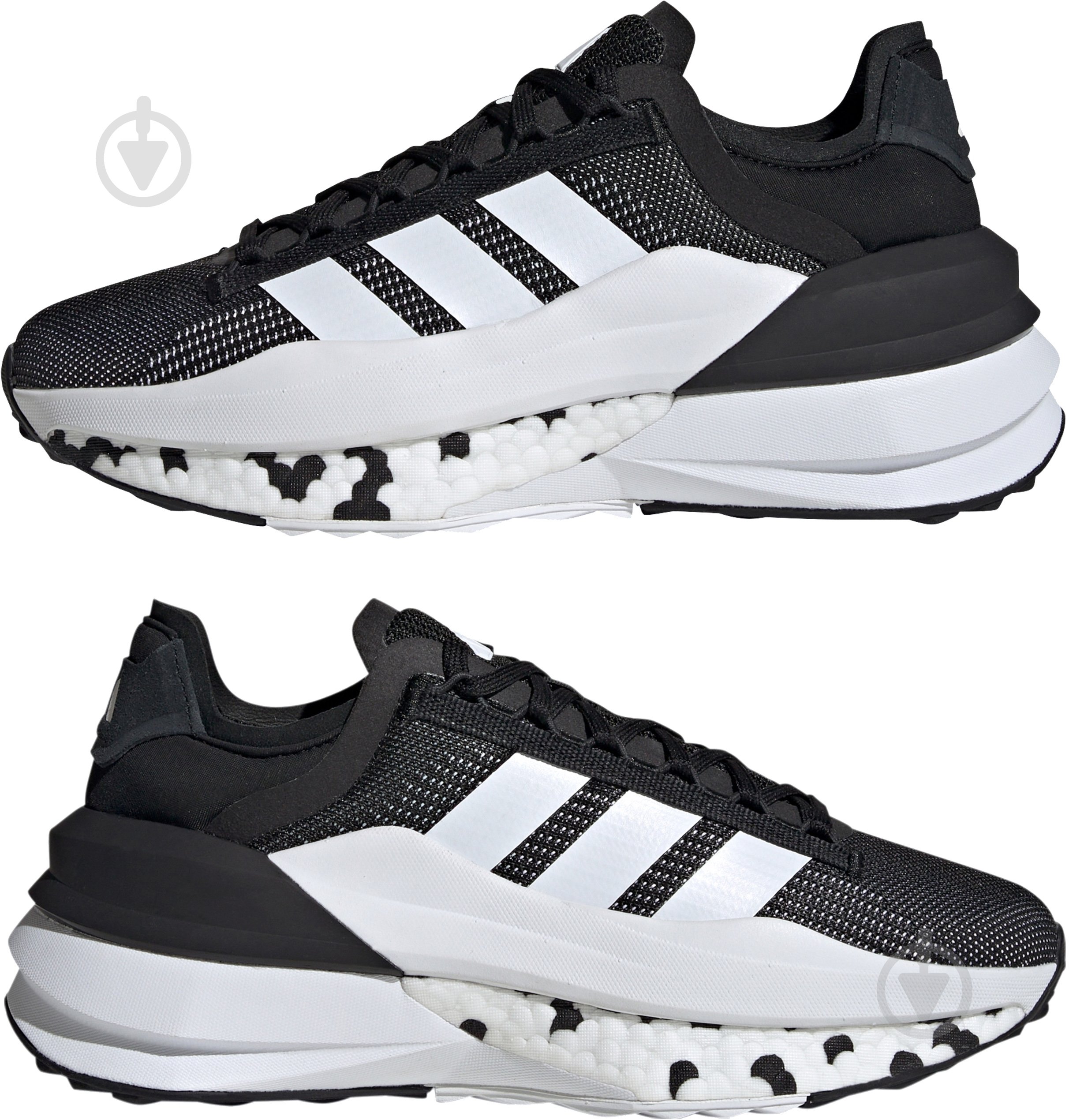 Кроссовки женские демисезонные Adidas AVRYN_X IE8459 р.40 черно-белые - фото 5