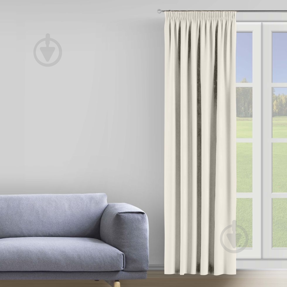 Штора Moda 200х285 см кремовый Decora textile - фото 1 Штора Moda 200х285 см кремовый Decora textile - фото 1