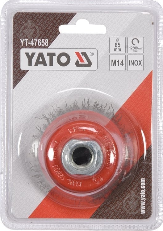 Щетка торцевая 65 мм YATO YT-47658 - фото 3 Щетка торцевая 65 мм YATO YT-47658 - фото 3