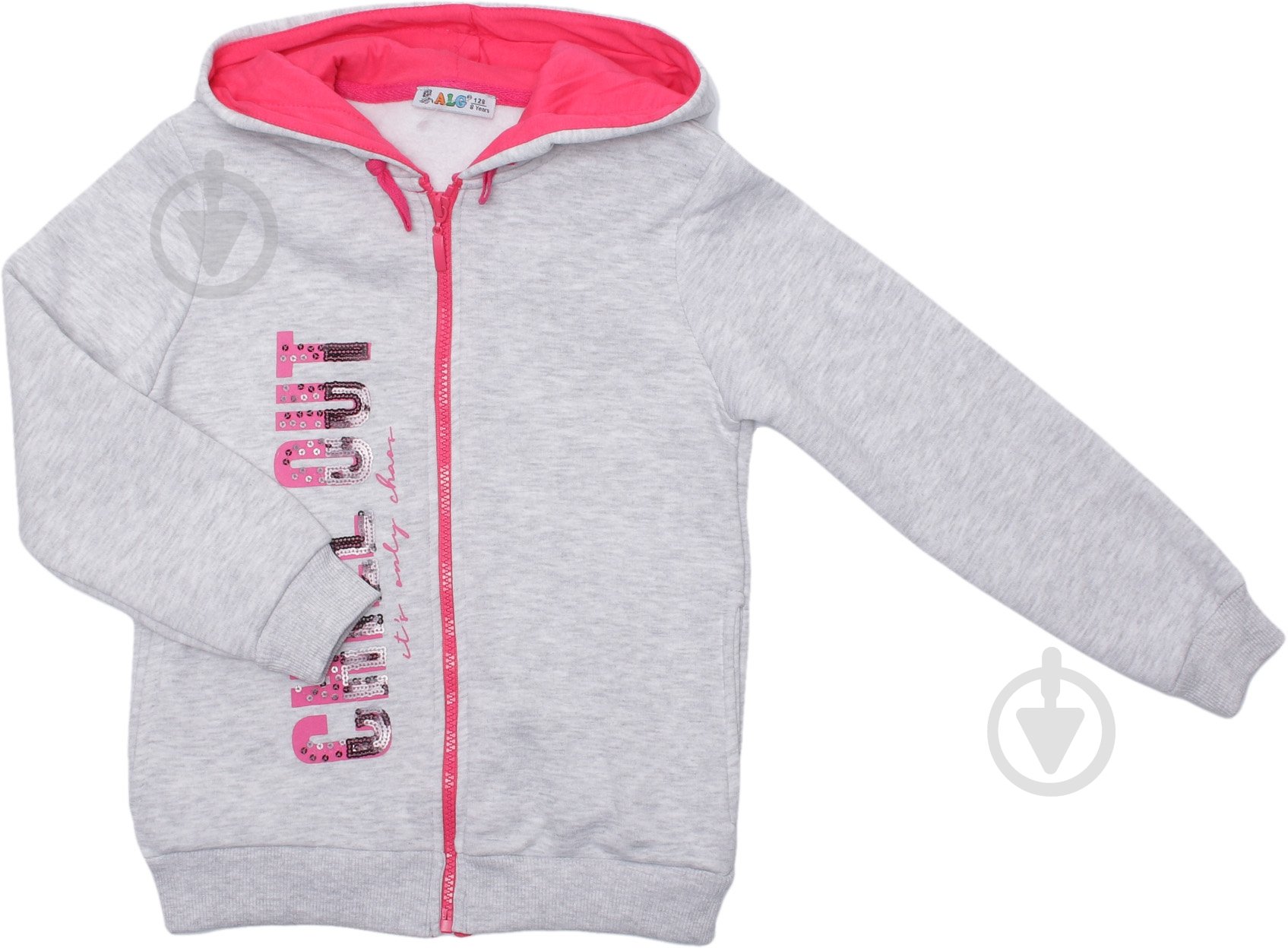 Кофта для девочки ALG р.128 меланж 721442 - фото 1