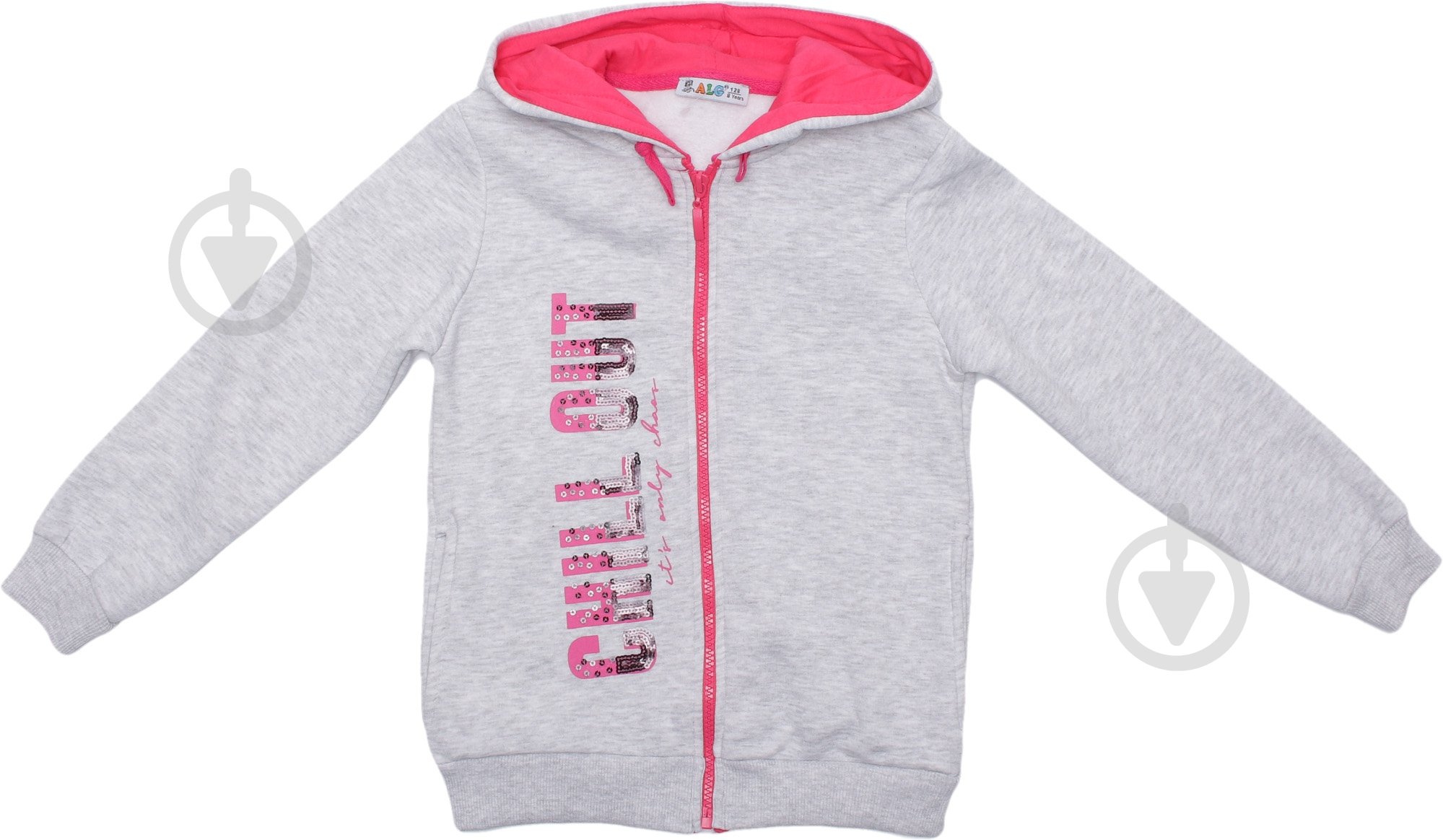 Кофта для девочки ALG р.128 меланж 721442 - фото 2