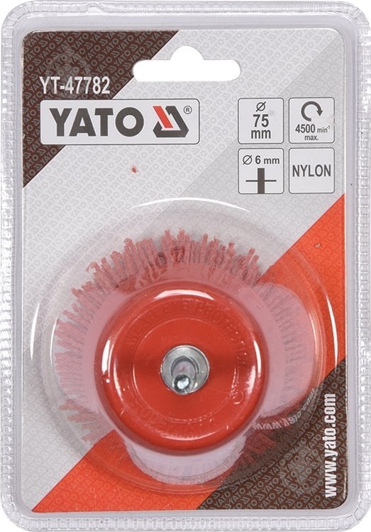 Щетка торцевая 75 мм YATO YT-47782 - фото 3 Щетка торцевая 75 мм YATO YT-47782 - фото 3