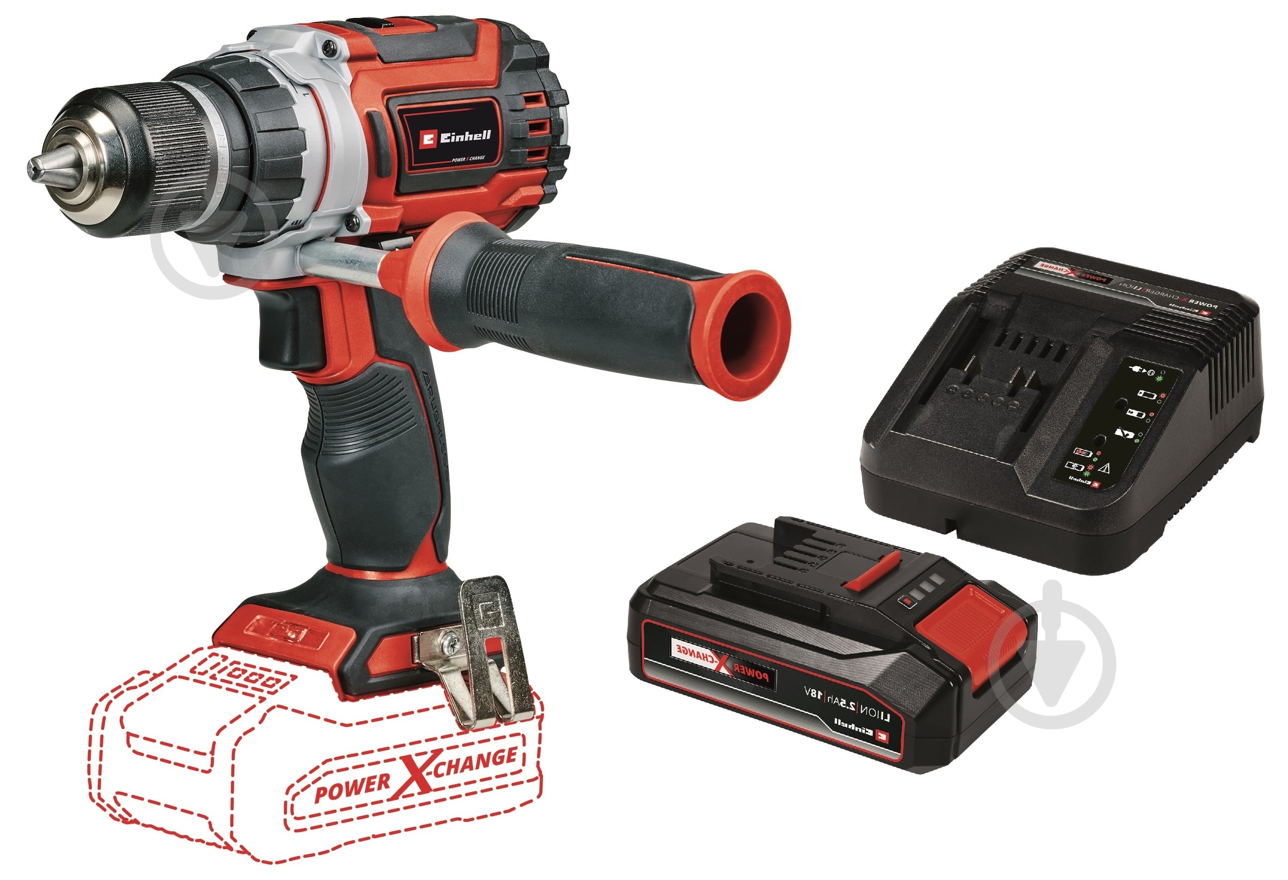 Шуруповерт аккумуляторный Einhell TP-CD 18/60 Li BL 2.5 Ah 4514210 Set5 - фото 1 Шуруповерт аккумуляторный Einhell TP-CD 18/60 Li BL 2.5 Ah 4514210 Set5 - фото 1