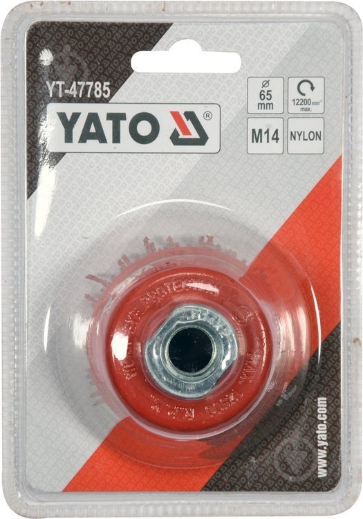 Щетка торцевая 65 мм YATO YT-47785 - фото 3 Щетка торцевая 65 мм YATO YT-47785 - фото 3