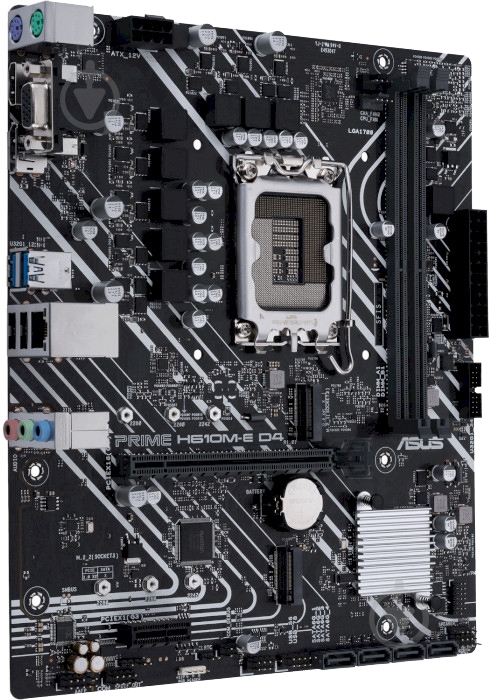 Материнская плата Asus PRIME H610M-E D4 (Socket 1700, Intel H610, micro ATX) - фото 3 Материнская плата Asus PRIME H610M-E D4 (Socket 1700, Intel H610, micro ATX) - фото 3