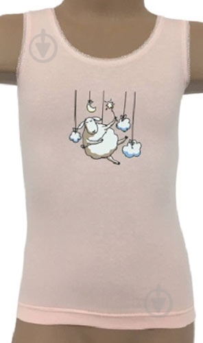 Майка для девочек Bibo р.80 34153 - фото 1 Майка для девочек Bibo р.80 34153 - фото 1