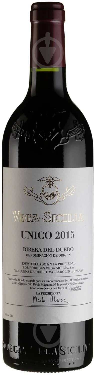 Вино Vega Sicilia Unico 2015 0,75 л - фото 1 Вино Vega Sicilia Unico 2015 0,75 л - фото 1