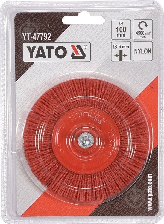 Щетка дисковая 100 мм YATO YT-47792 - фото 3 Щетка дисковая 100 мм YATO YT-47792 - фото 3