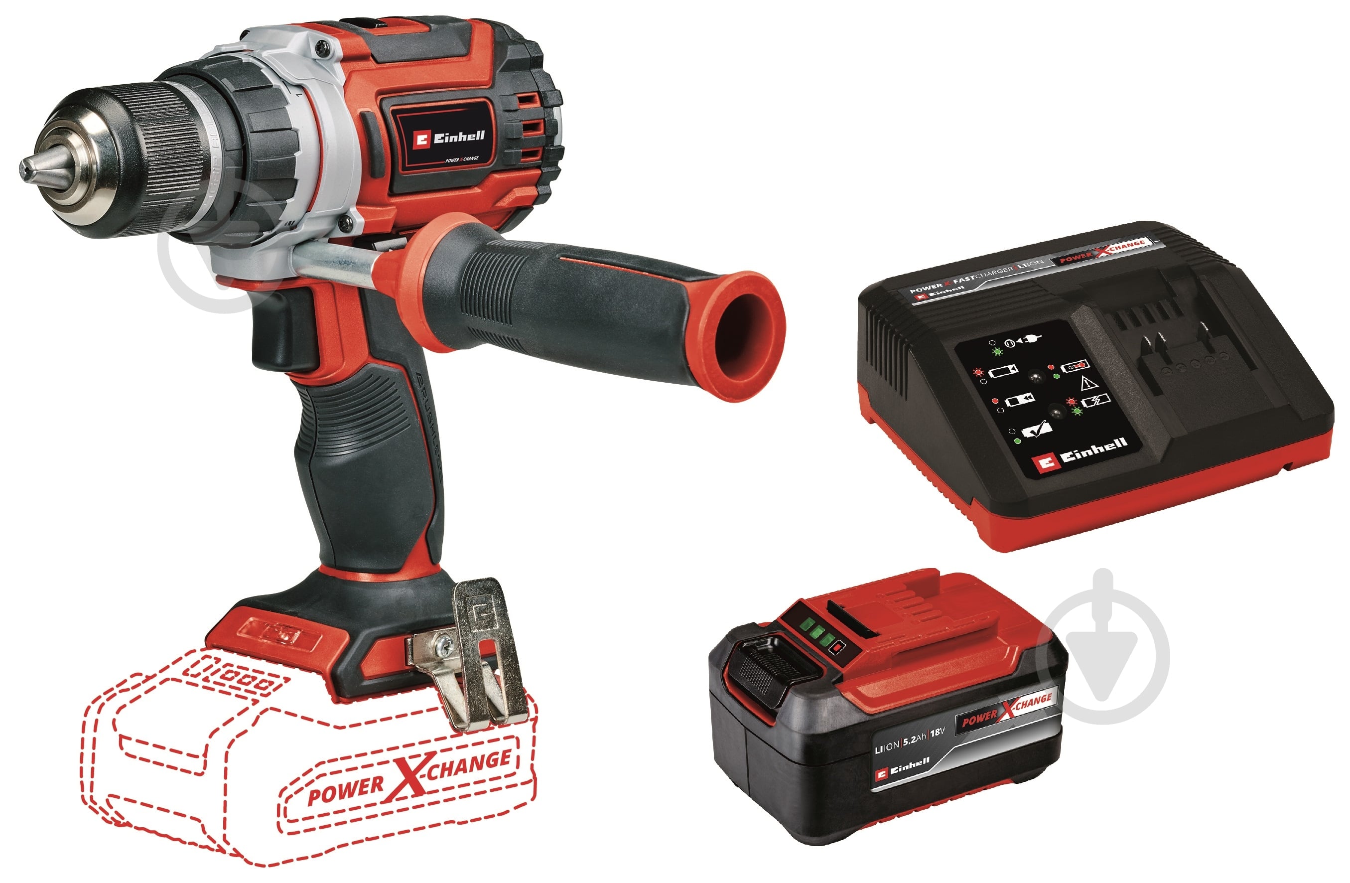 Шуруповерт аккумуляторный Einhell TP-CD 18/60 Li BL 5.2 Ah 4514210 Set2 - фото 1 Шуруповерт аккумуляторный Einhell TP-CD 18/60 Li BL 5.2 Ah 4514210 Set2 - фото 1