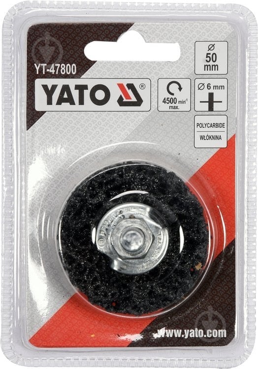 Щетка дисковая 50 мм YATO YT-47800 - фото 3