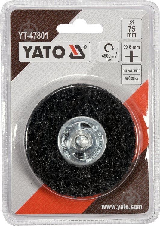 Щетка дисковая 75 мм YATO YT-47801 - фото 3
