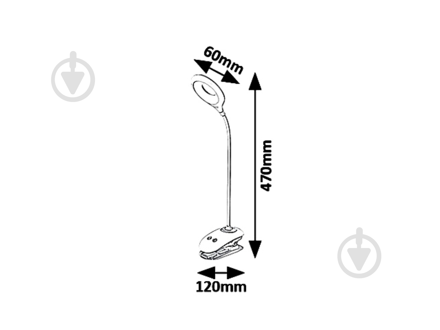 Настольная лампа аккумуляторная Rabalux Харрис 4 Вт белый 6448 - фото 5