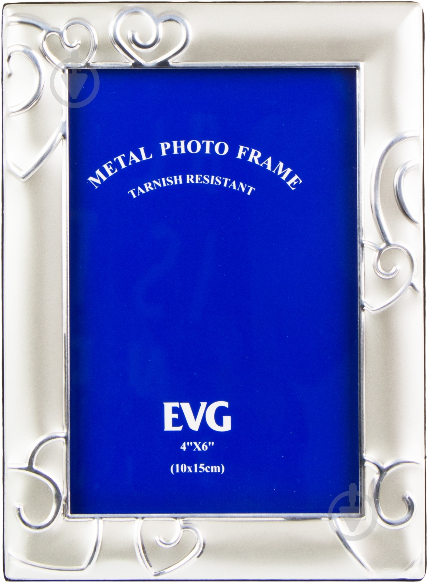 Рамка для фото EVG EVG ASS614 1 фото 10x15 см срібний - фото 1 Рамка для фото EVG EVG ASS614 1 фото 10x15 см срібний - фото 1