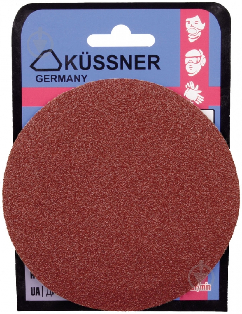 Круг шліфувальний Küssner  125 мм 180 Р 5 шт. 1050-381218 - фото 1