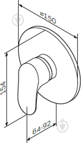 Смеситель для душа AM.PM Like	F8075000 - фото 6