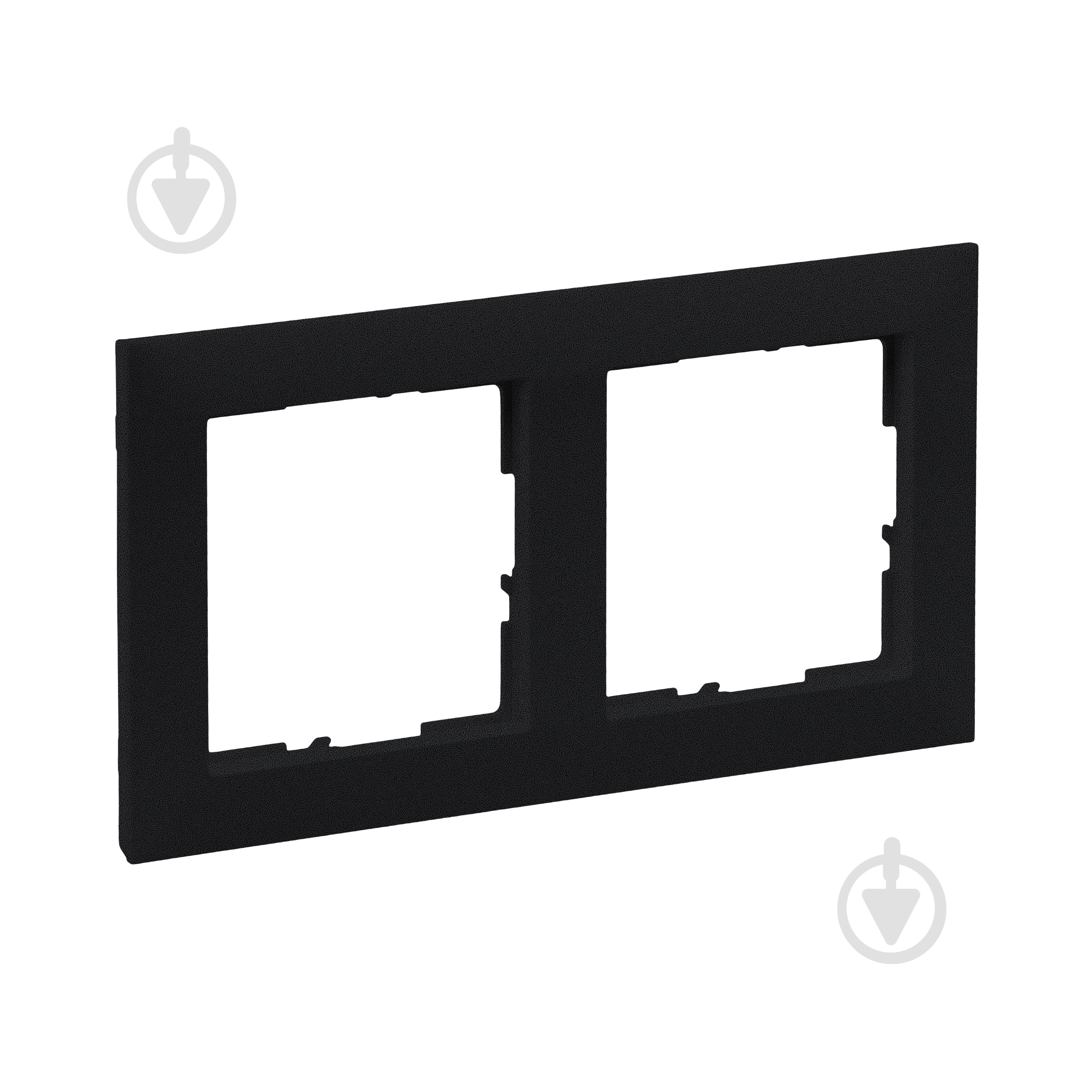 Рамка двухместная Legrand Suno универсальная черный 721522 - фото 1 Рамка двухместная Legrand Suno универсальная черный 721522 - фото 1