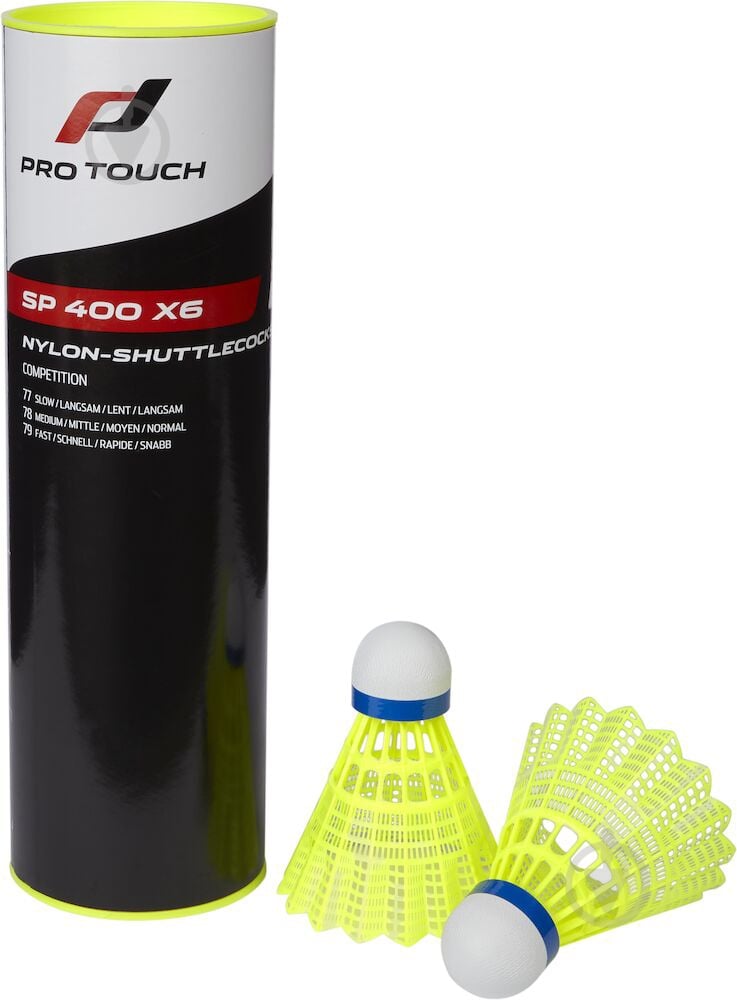 ᐉ Волан для бадмінтону Pro Touch 412190-181 SP 400x6 Shuttlecock