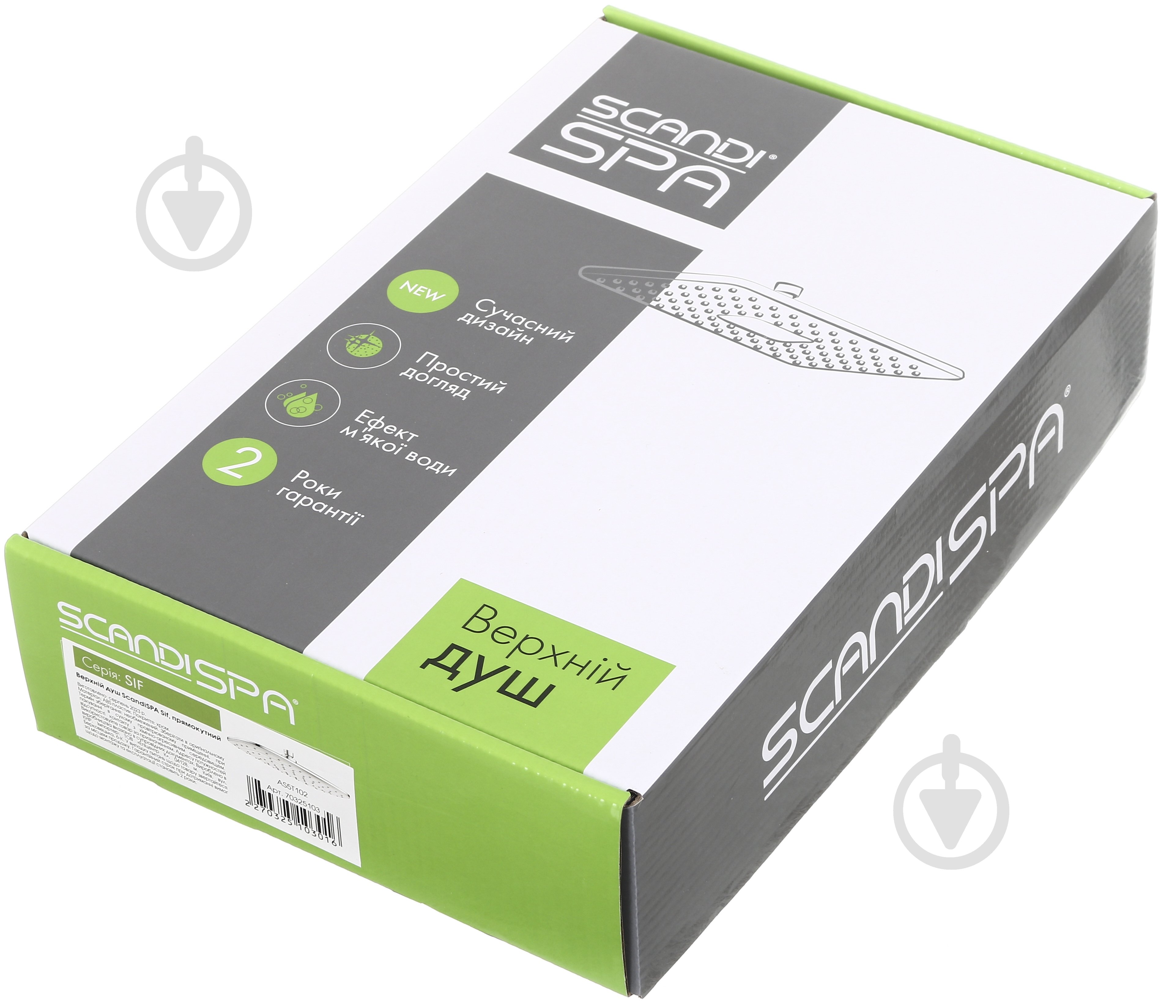 Верхний душ ScandiSPA Sif AS5T102 - фото 3 Верхний душ ScandiSPA Sif AS5T102 - фото 3